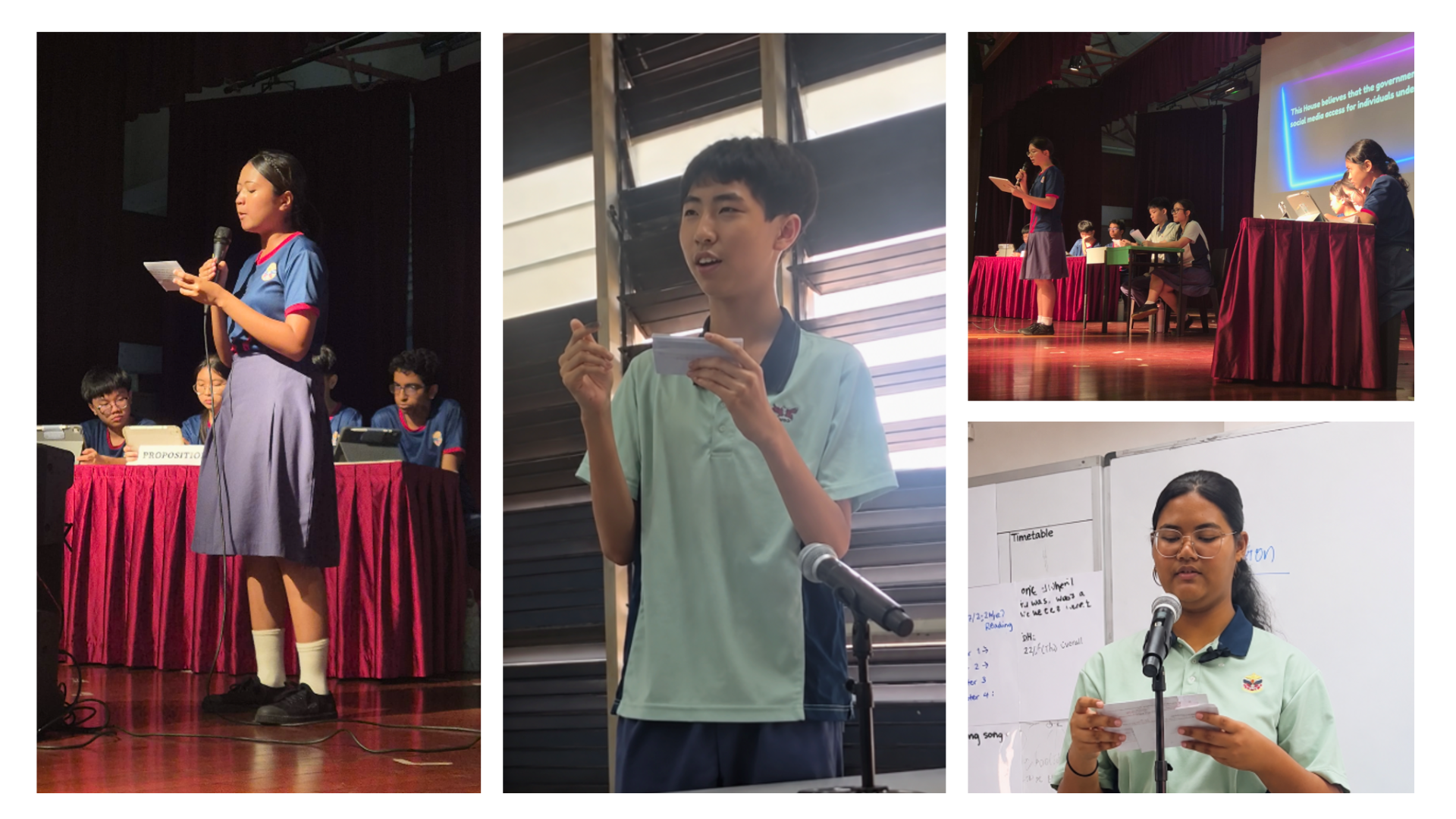 Students engaged in debate